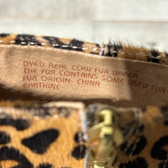 ❤️Earth Sparta Leopard Print Ankle Boots-Sz 8.5 - Picture 6 of 7